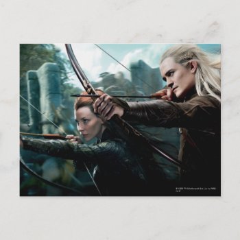 Tauriel™ And Legolas Greenleaf™ Movie Poster Postcard by thehobbit at Zazzle