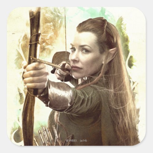 TAURIEL Daughter of Mirkwood Square Sticker