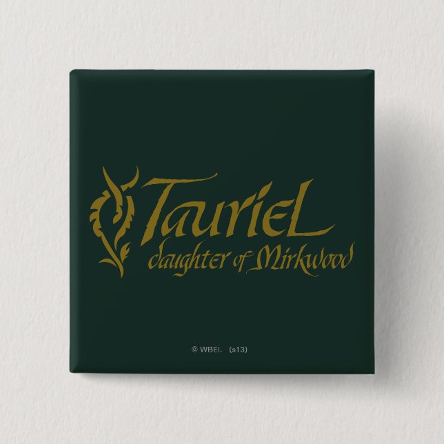 TAURIEL™ Name Pinback Button (Front)