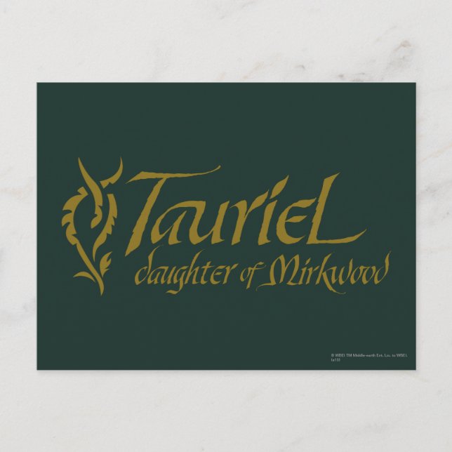 TAURIEL™ Name Postcard (Front)