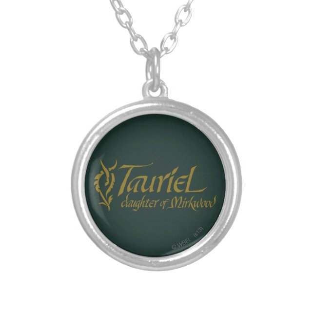 TAURIEL™ Name Silver Plated Necklace (Front)