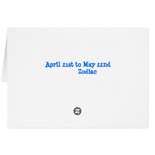 taurus, (Back Horizontal)