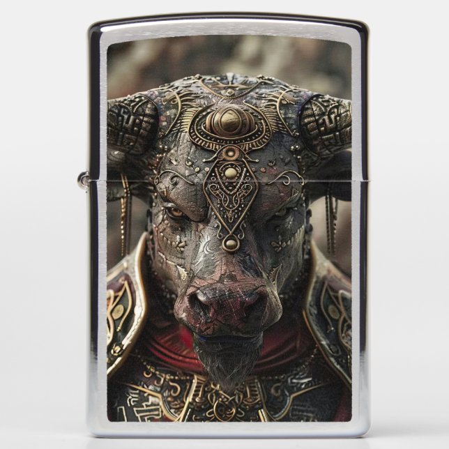 Taurus 3d armor warrior zippo lighter (Front)
