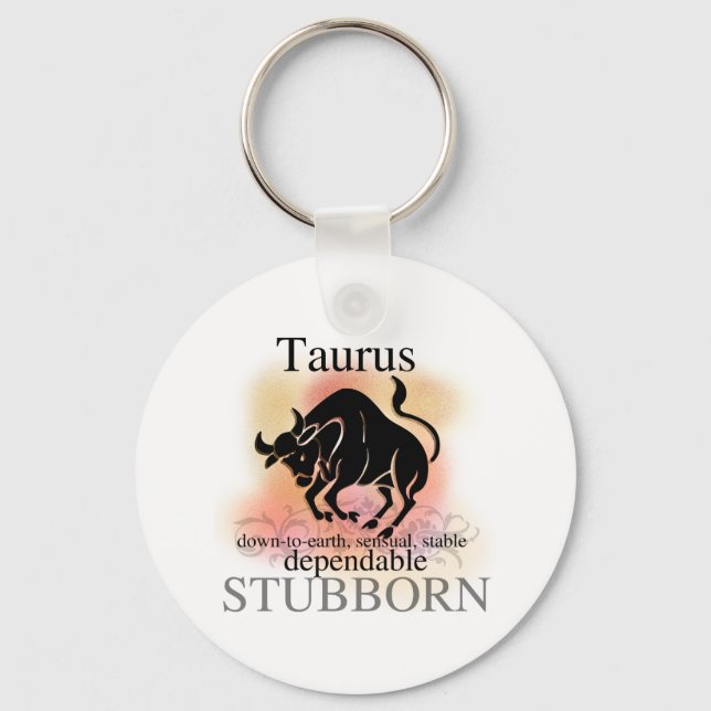 Taurus About You Keychain (Front)