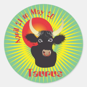 Taurus April 21 to May 20 Sticker