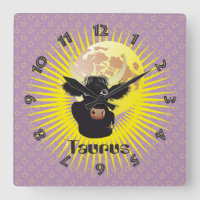 Taurus April 21 to May 20 Wall Clocks
