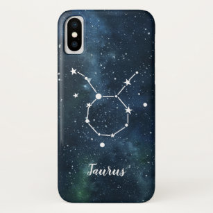 Taurus   Astrological Zodiac Sign Constellation iPhone XS Case