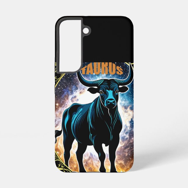 Taurus astrology sign samsung galaxy case (Back)