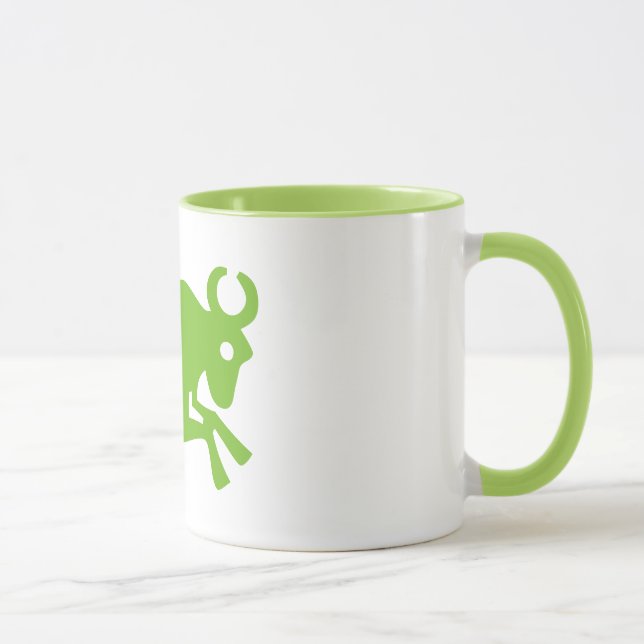 Taurus Astrology Sign, Zodiac Ringer Mug (Right)