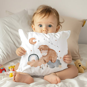 Taurus Baby - Your Little Bull Zodiac Nursery  Throw Pillow