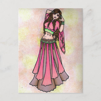 Taurus Belly Dancer Postcards