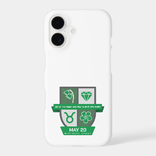 Taurus Birthday Crest™ for May 1-20 iPhone 17 Case