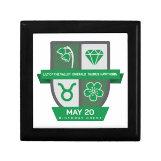 Taurus Birthday Crest™ for May 1-20 Jewelry Gift Box