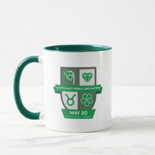 Taurus Birthday Crest™ for May 1-20 Mug