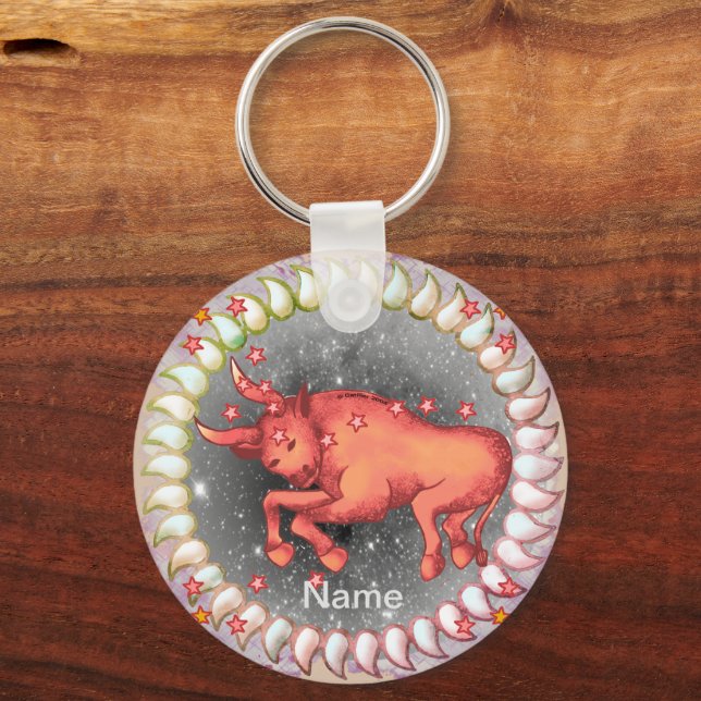 Taurus  Birthday  keychains (Front)