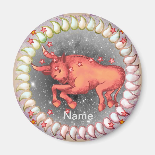 Taurus  Birthday  magnet (Front)