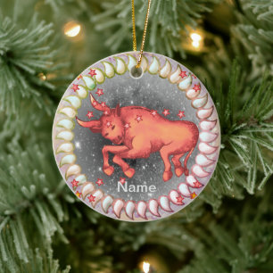 Taurus Birthday ornaments