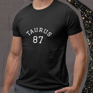 Taurus   Black Birthday T-Shirt