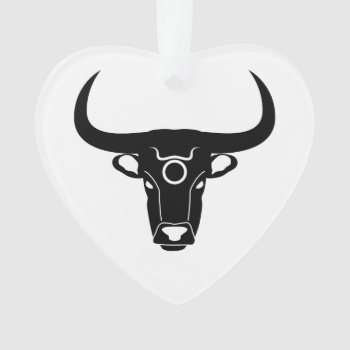 Taurus Bull Astrology Zodiac Horoscope Symbol Ornament by lucidreality at Zazzle