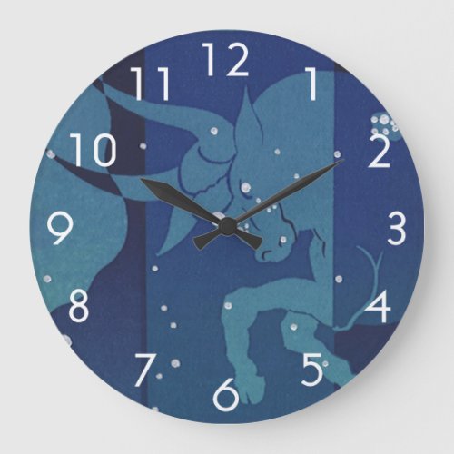 Taurus Bull Constellation Vintage Zodiac Astrology Large Clock