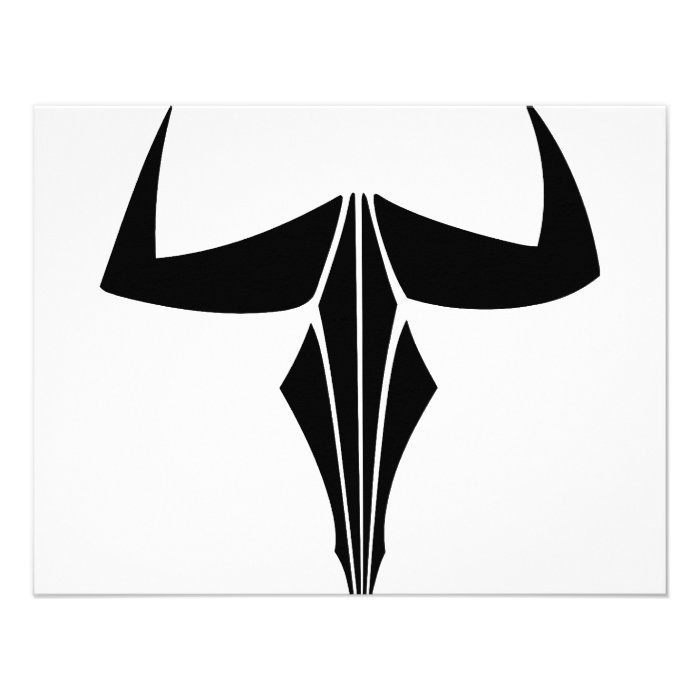 Taurus Bull Custom Invites