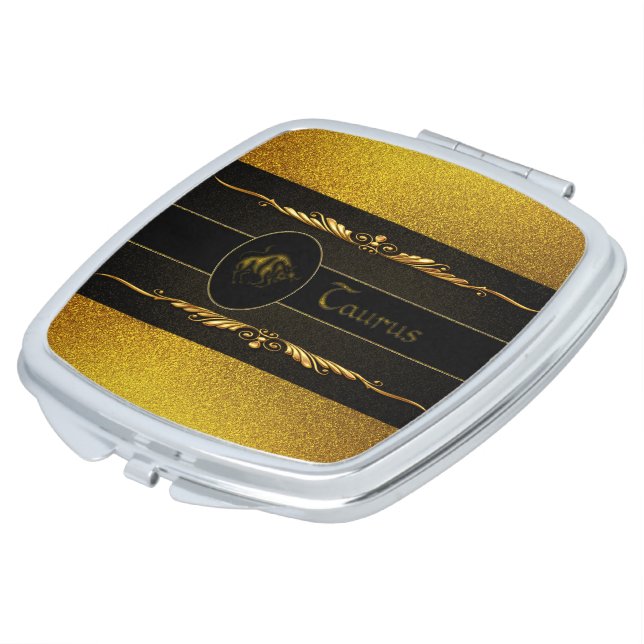 Taurus Compact Mirror (Turned)