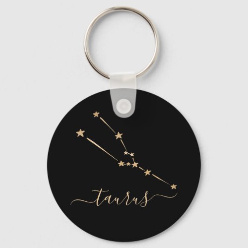 Taurus Constellation Ceramic Keychain