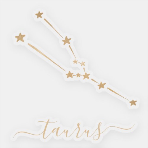 Taurus Constellation Ceramic Sticker