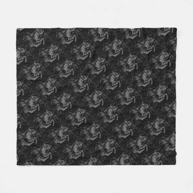 Taurus Constellation Hevelius 1690 Decor Fleece Blanket (Front (Horizontal))