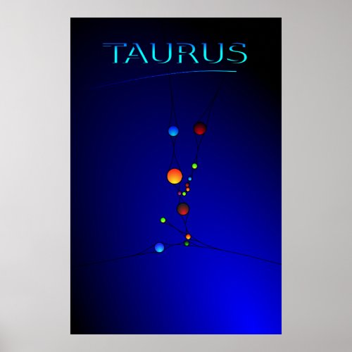 Taurus Constellation Poster