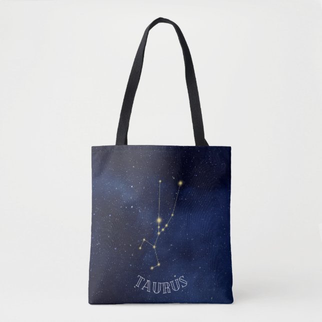 Taurus Constellation Tote Bag (Front)
