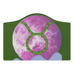 Taurus Door Sign