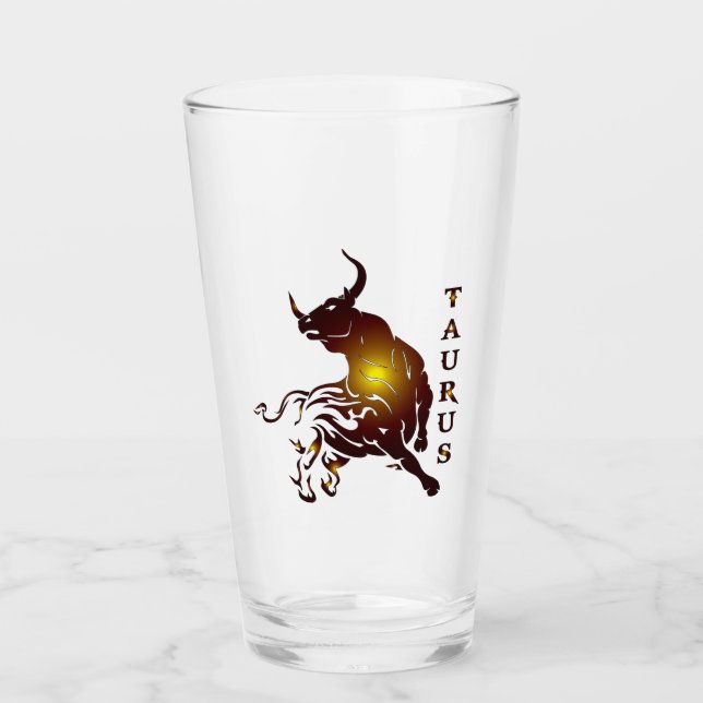 Taurus Drinkware Glass (Front)
