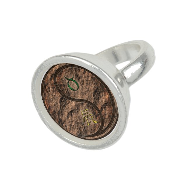 Taurus & Earth Dragon Ring (Top)