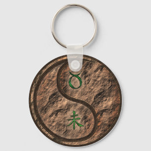 Taurus & Earth Goat Keychain