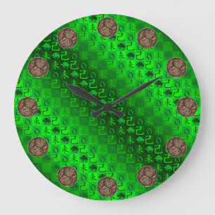 Taurus & Earth Goat Large Clock