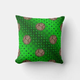 Taurus & Earth Goat Throw Pillow