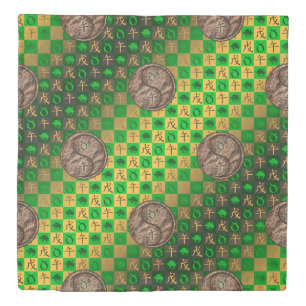 Taurus & Earth Horse Duvet Cover