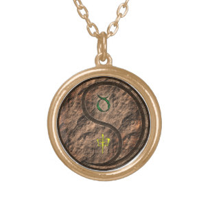 Taurus & Earth Monkey Gold Plated Necklace