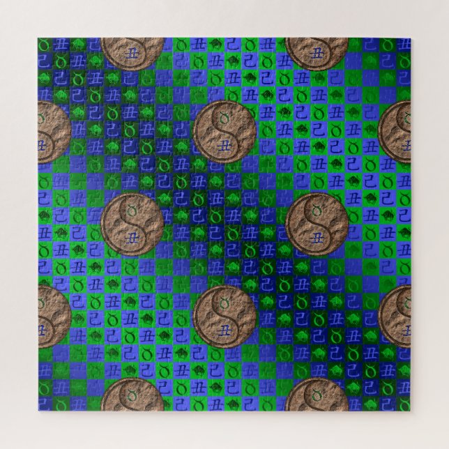 Taurus & Earth Ox Jigsaw Puzzle (Vertical)