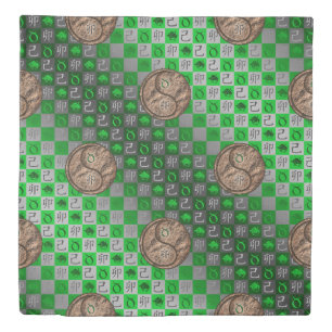 Taurus & Earth Rabbit Duvet Cover