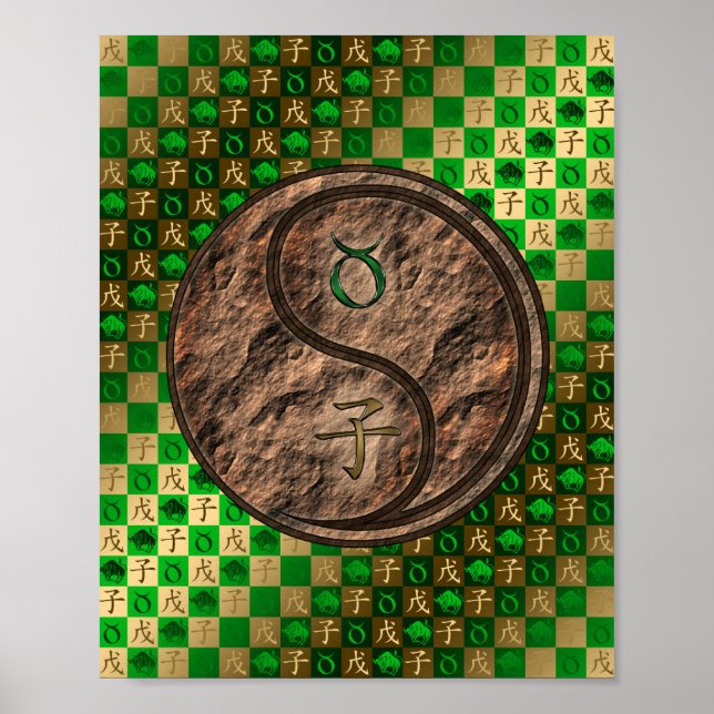 Taurus & Earth Rat Poster (Front)