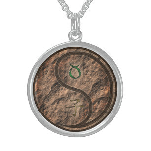 Taurus & Earth Rat Sterling Silver Necklace