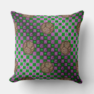 Taurus & Earth Rooster Throw Pillow