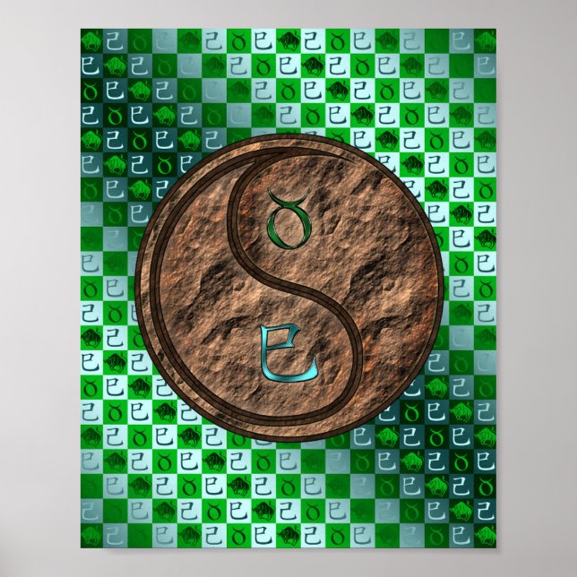 Taurus & Earth Snake Poster (Front)