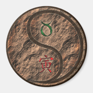 Taurus & Earth Tiger Magnet