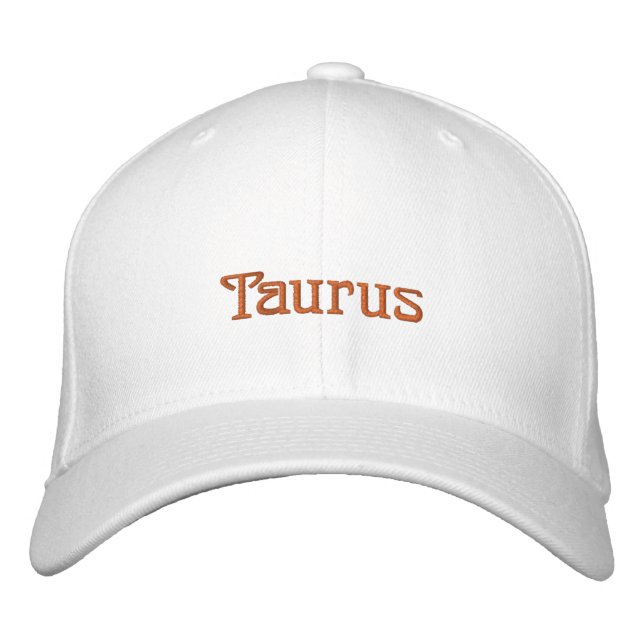 TAURUS EMBROIDERED BASEBALL CAP (Front)