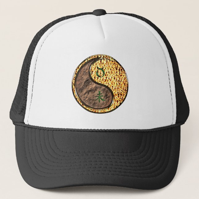 Taurus & Fire Goat Trucker Hat (Front)
