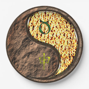Taurus & Fire Monkey Paper Plates
