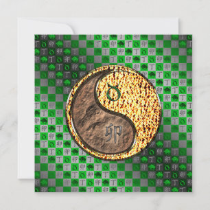 Taurus & Fire Rabbit Card